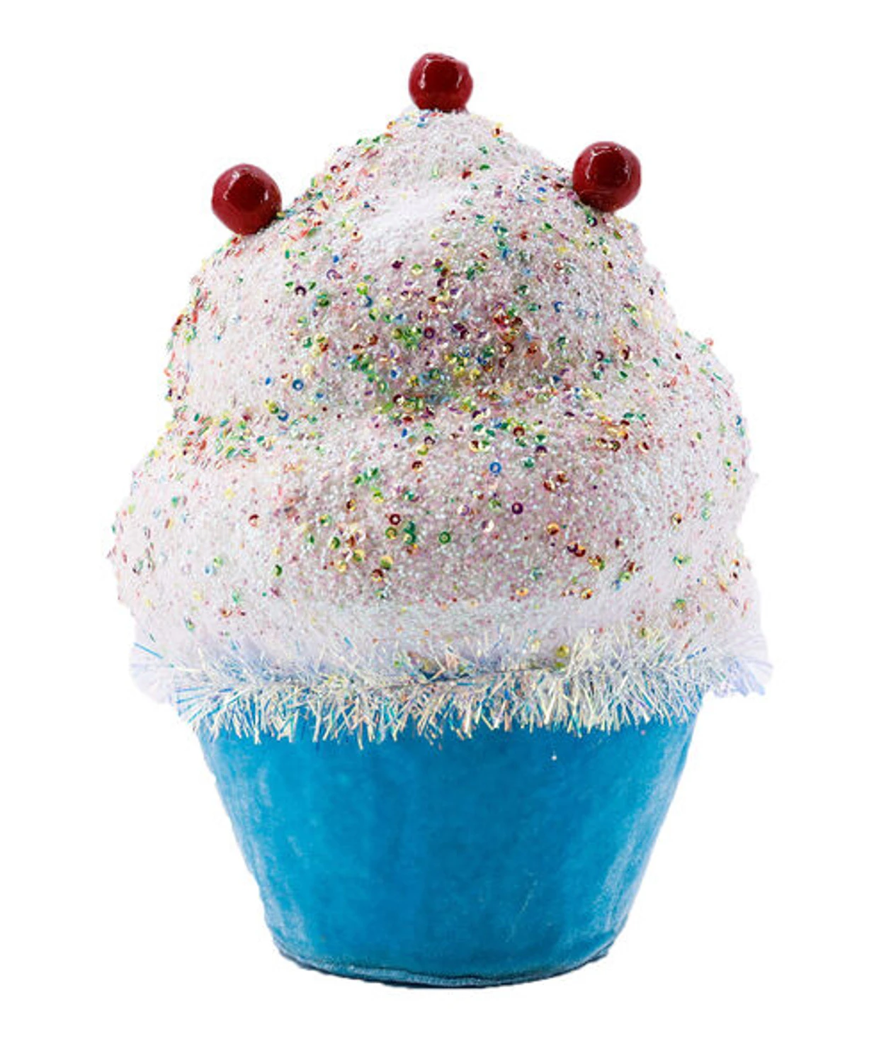 December Diamonds 10" Blue or Pink Cupcake Christmas Ornament December Diamonds 10" Blue Or Pink Cupcake Christmas Ornament -The Jolly Christmas Shop 08 08354 51858.1691672013