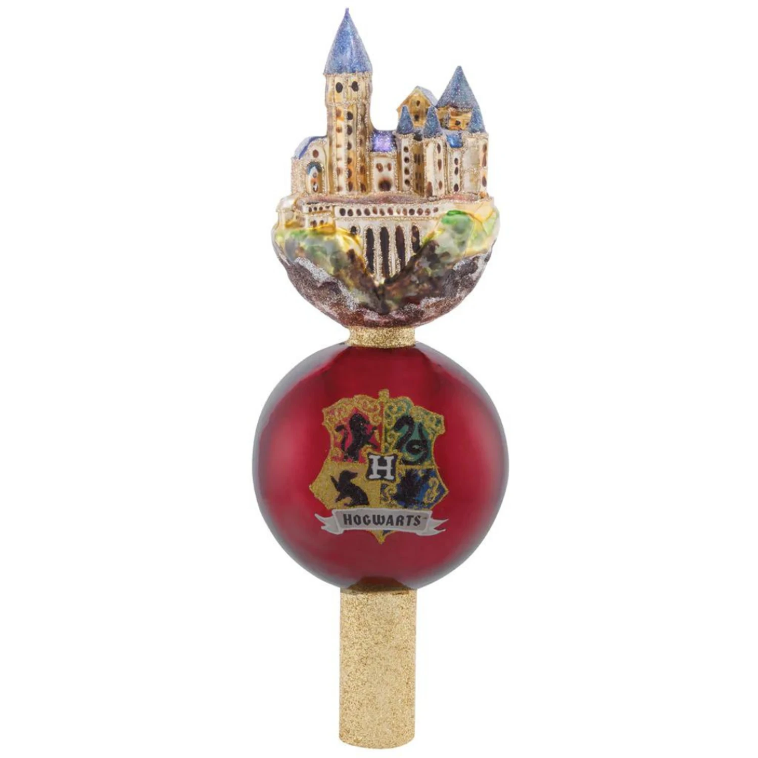 Christopher Radko Hogwarts Wonderland Harry Potter Glass Christmas Tree Topper 1021690 Christopher Radko Hogwarts Wonderland Harry Potter Glass Christmas Tree Topper 1021690 -The Jolly Christmas Shop 1021690 front 77998.1678375212