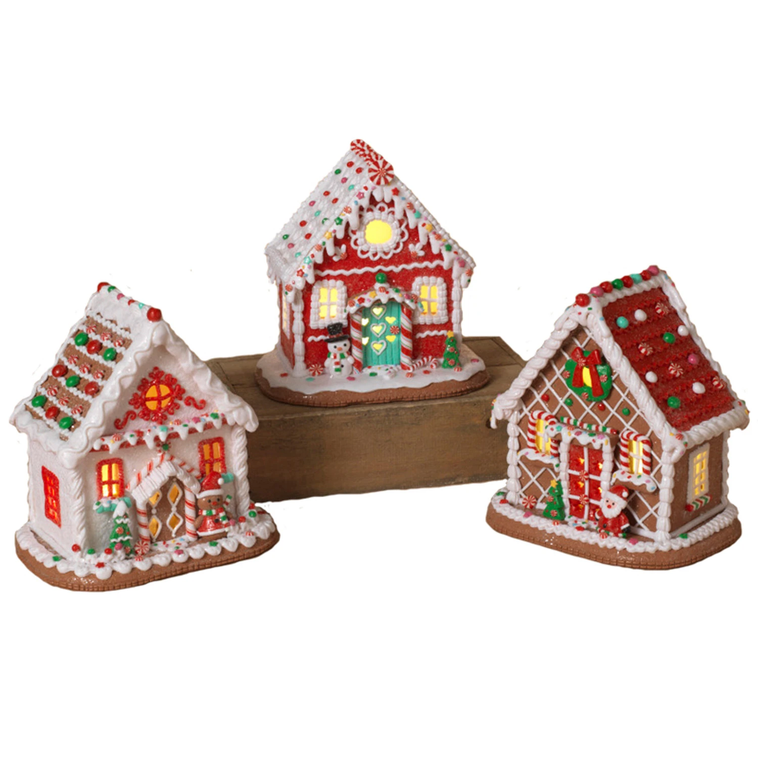 8.5" Battery Operated Lighted Clay Dough Gingerbread House 2659500 8.5" Battery Operated Lighted Clay Dough Gingerbread House 2659500 -The Jolly Christmas Shop 2659500 edit 39226.1651612541