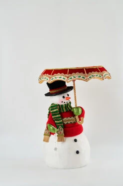 Katherine's Collection All The Trimmings Snowman With Serving Tray Umbrella 28-228569 -The Jolly Christmas Shop 28 228569 3 15818.1643831037