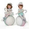 Katherine's Collection Frost And Tenderness Christmas Elves On Ornaments Set Of 2 28-228677