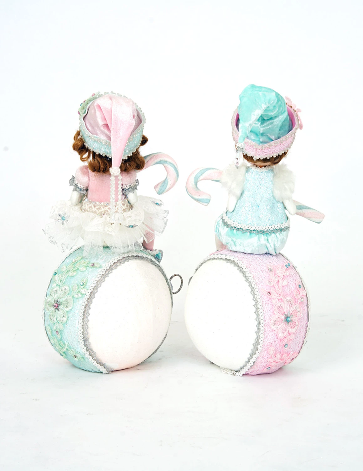 Katherine's Collection Frost And Tenderness Christmas Elves On Ornaments Set of 2 28-228677 Katherine's Collection Frost And Tenderness Christmas Elves On Ornaments Set Of 2 28-228677 -The Jolly Christmas Shop 28 228677 3 05135.1644246975