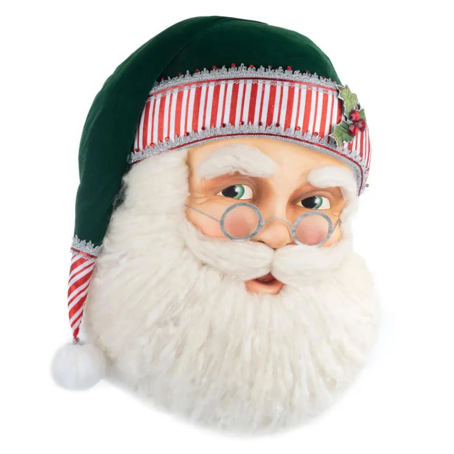 Katherine's Collection 32" Papa Peppermint Santa Wall Mask 28-328040 Katherine's Collection 32" Papa Peppermint Santa Wall Mask 28-328040 -The Jolly Christmas Shop 28 328040 19903.1678892388