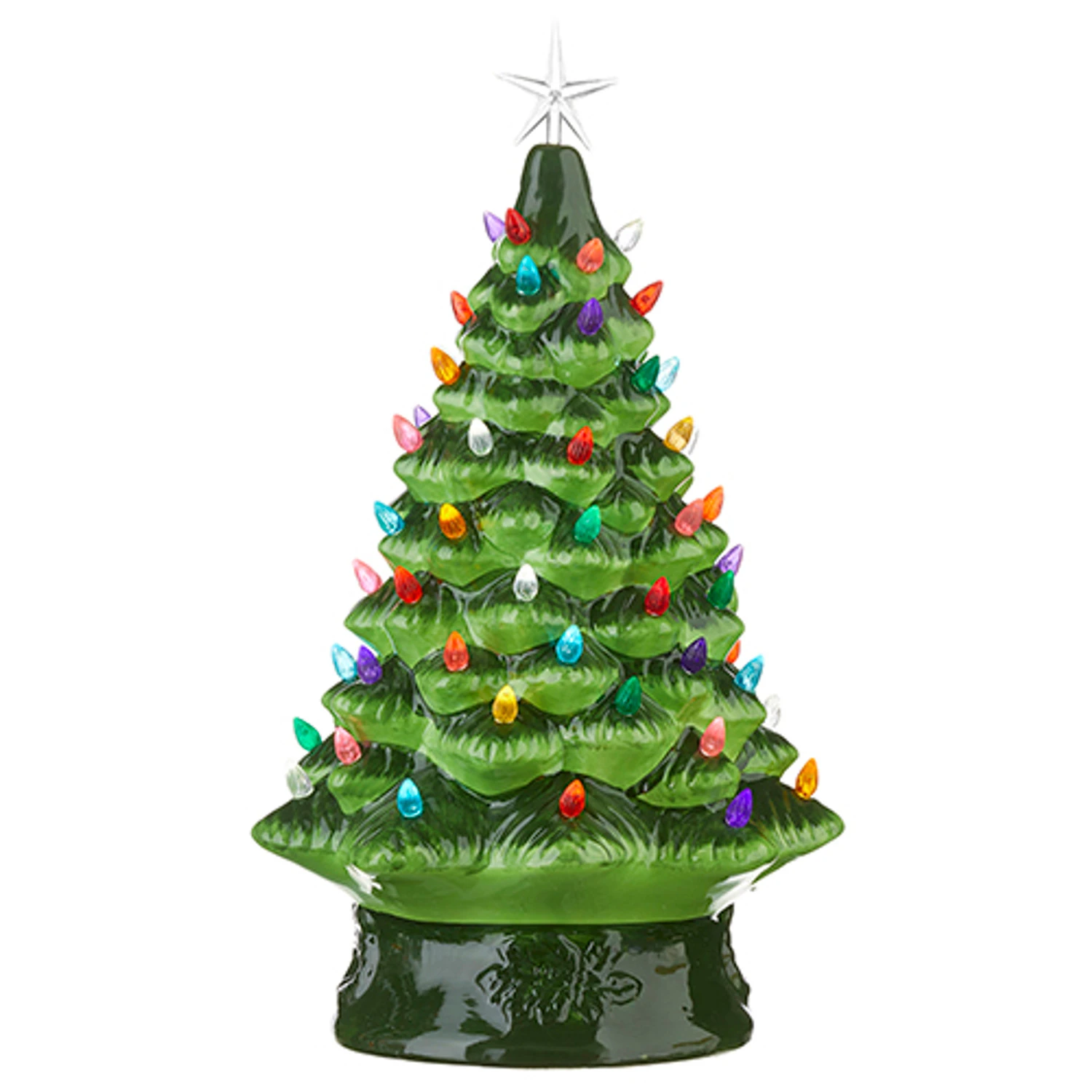 Raz 8", 13", or 17" Battery Operated Lighted Green Ceramic Christmas Tree Raz 8", 13", Or 17" Battery Operated Lighted Green Ceramic Christmas Tree -The Jolly Christmas Shop 4219168 19911.1649166535