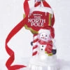 Raz Eric Cortina 5.5" The North Pole Glass Christmas Ornament 4253119