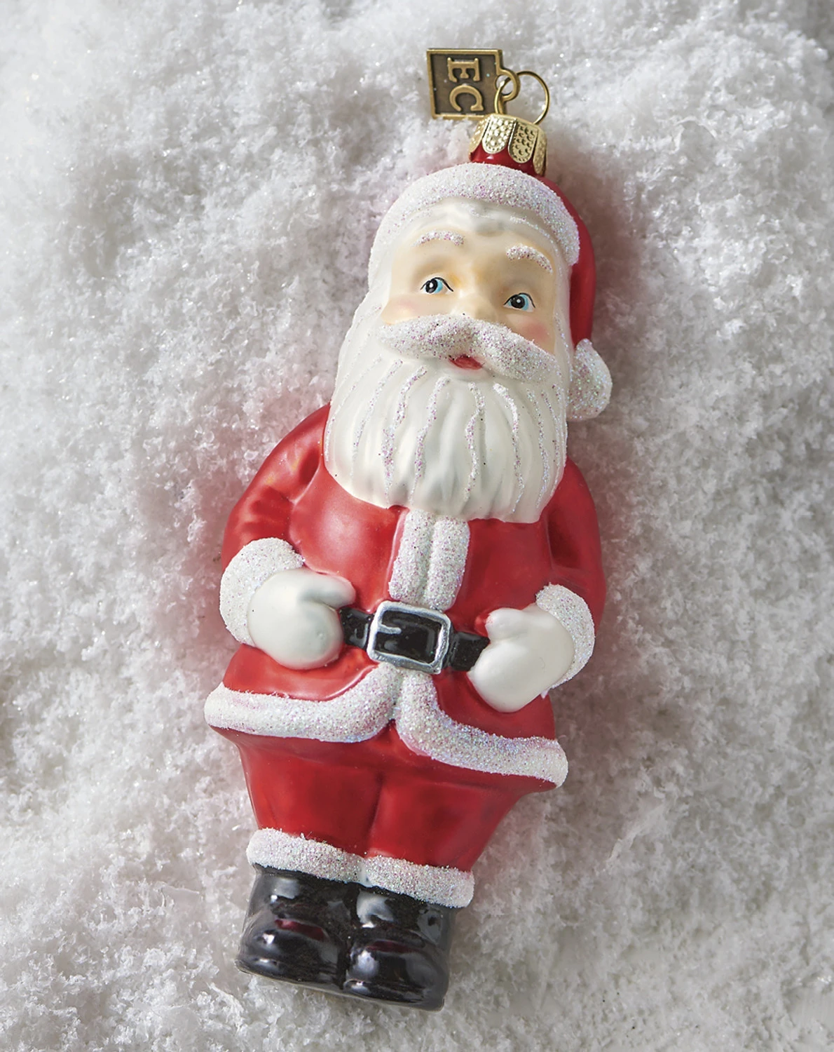 Raz Eric Cortina 5.5" Vintage Inspired Santa Glass Christmas Ornament 4253121 Raz Eric Cortina 5.5" Vintage Inspired Santa Glass Christmas Ornament 4253121 -The Jolly Christmas Shop 4253121 2 49312.1689197638