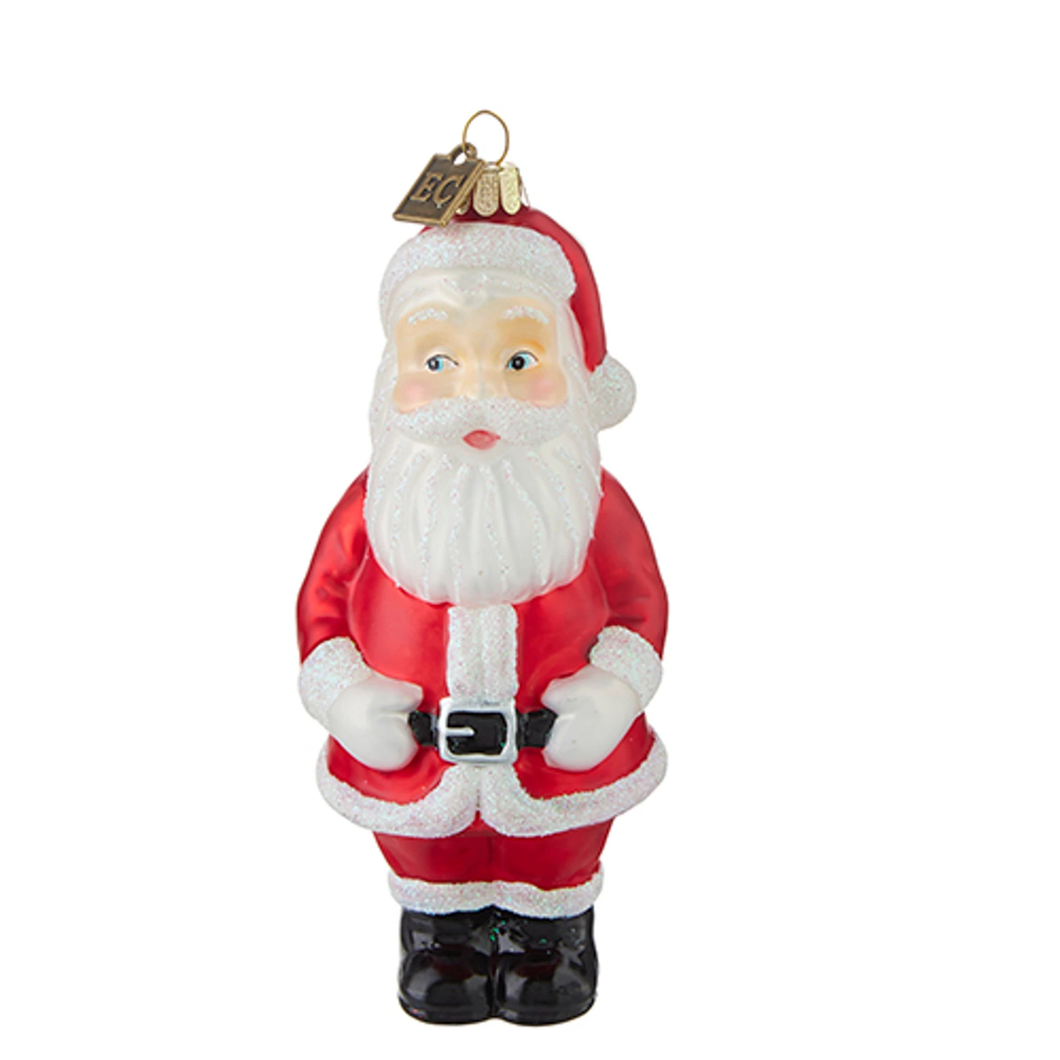 Raz Eric Cortina 5.5" Vintage Inspired Santa Glass Christmas Ornament 4253121 Raz Eric Cortina 5.5" Vintage Inspired Santa Glass Christmas Ornament 4253121 -The Jolly Christmas Shop 4253121 40744.1650377882