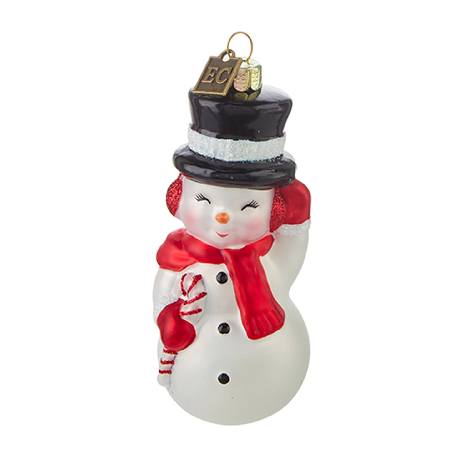 Raz 4.5" or 8" Eric Cortina Snowman Blow Mold Glass Christmas Ornament 4253122 Raz 4.5" Or 8" Eric Cortina Snowman Blow Mold Glass Christmas Ornament 4253122 -The Jolly Christmas Shop 4253122 40066.1685630645