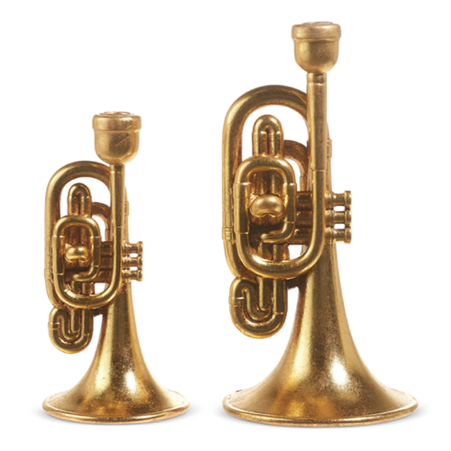 Raz Gold Horn Taper Christmas Candle Holders Set of 2 4310185 Raz Gold Horn Taper Christmas Candle Holders Set Of 2 4310185 -The Jolly Christmas Shop 4310185 72345.1682006912