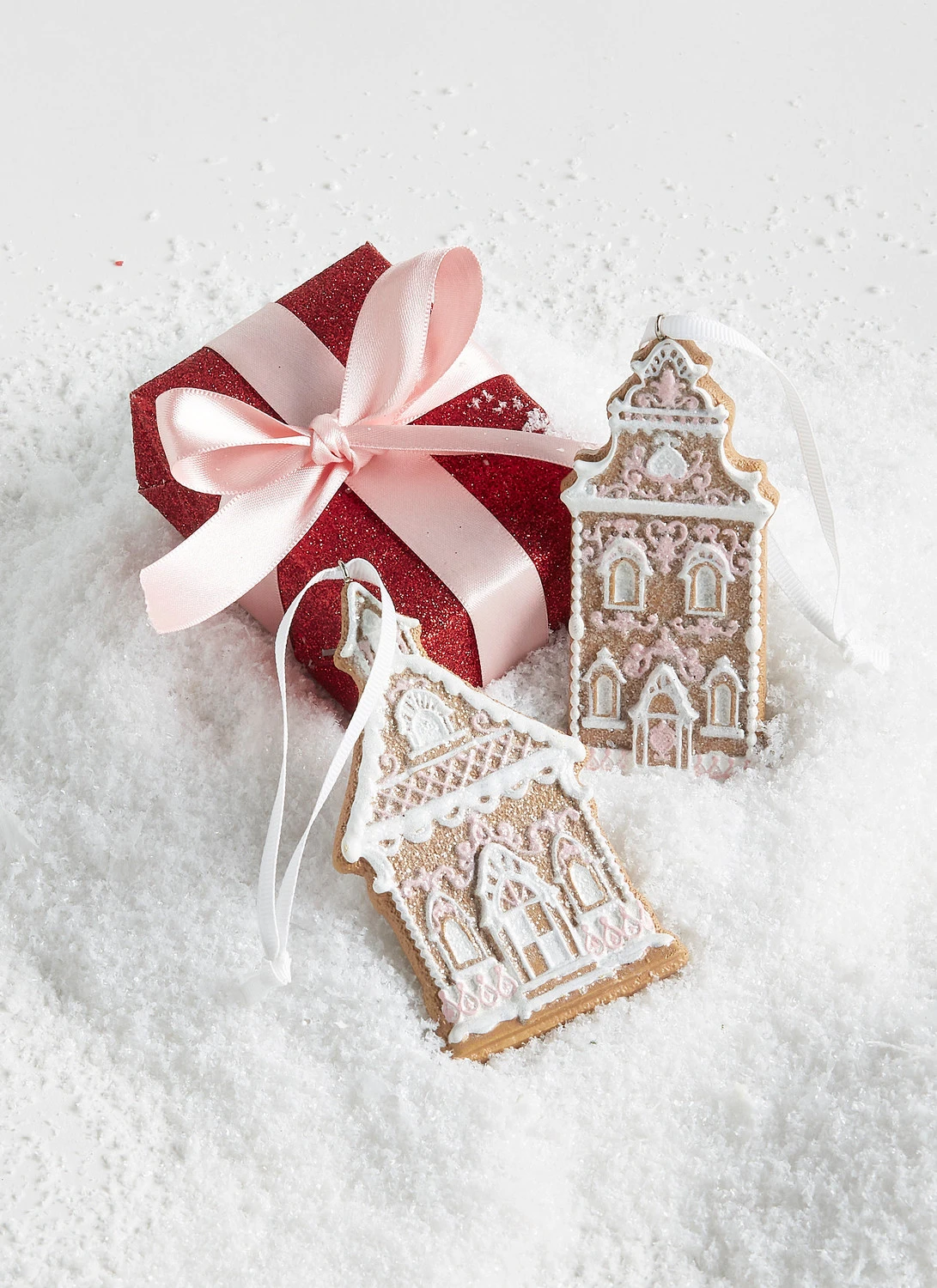 Raz 4" Set of 2 Gingerbread Church Christmas Ornament 4310202 Raz 4" Set Of 2 Gingerbread Church Christmas Ornament 4310202 -The Jolly Christmas Shop 4310202 2 60123.1686776257