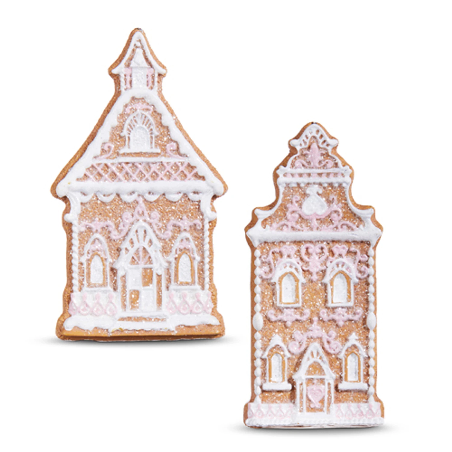 Raz 4" Set of 2 Gingerbread Church Christmas Ornament 4310202 Raz 4" Set Of 2 Gingerbread Church Christmas Ornament 4310202 -The Jolly Christmas Shop 4310202 24982.1682007982