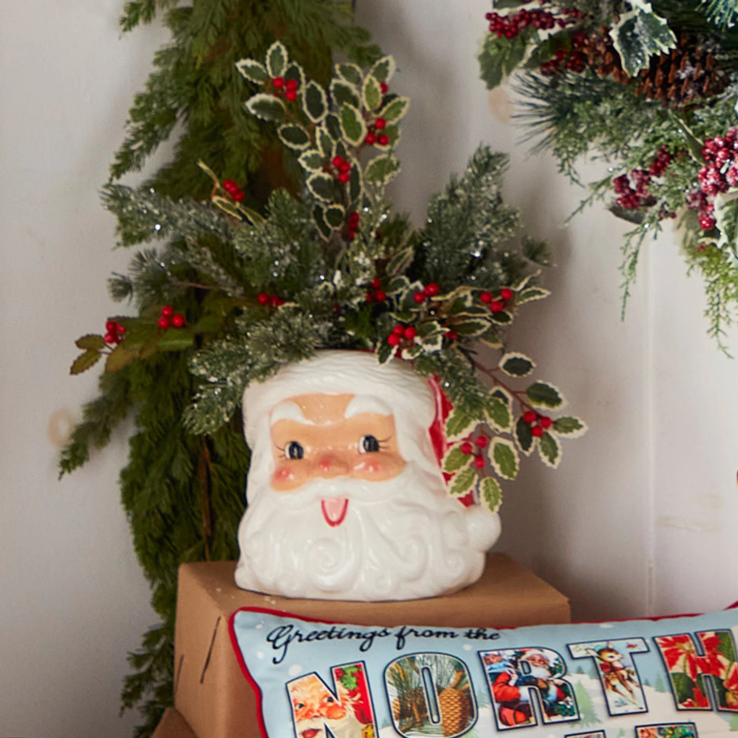 Raz 8.75" Santa Container Christmas Decoration 4310260 Raz 8.75" Santa Container Christmas Decoration 4310260 -The Jolly Christmas Shop 4310260 edit 41189.1682015691
