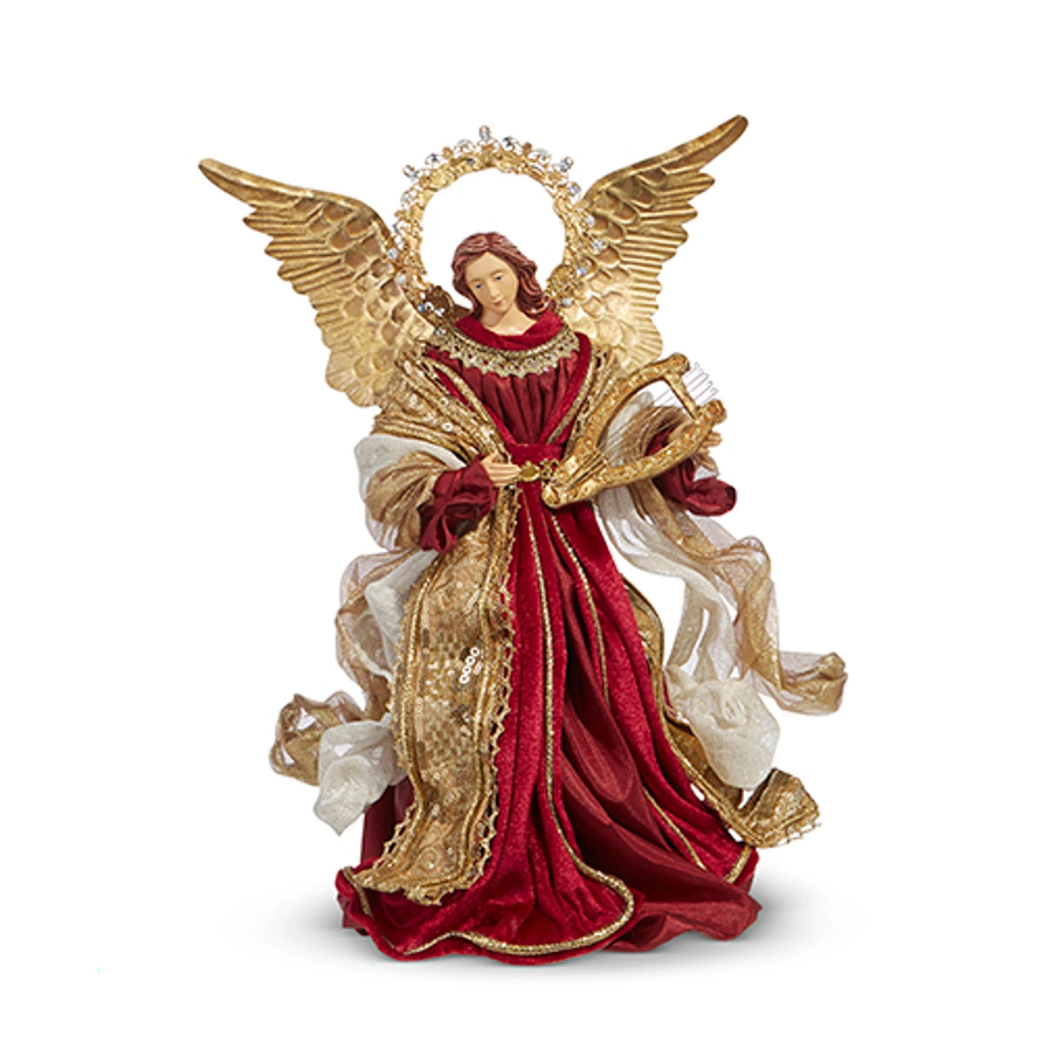 Raz 15.5" Red Angel Christmas Tree Topper 4310656 Raz 15.5" Red Angel Christmas Tree Topper 4310656 -The Jolly Christmas Shop 4310656 86888.1689793853