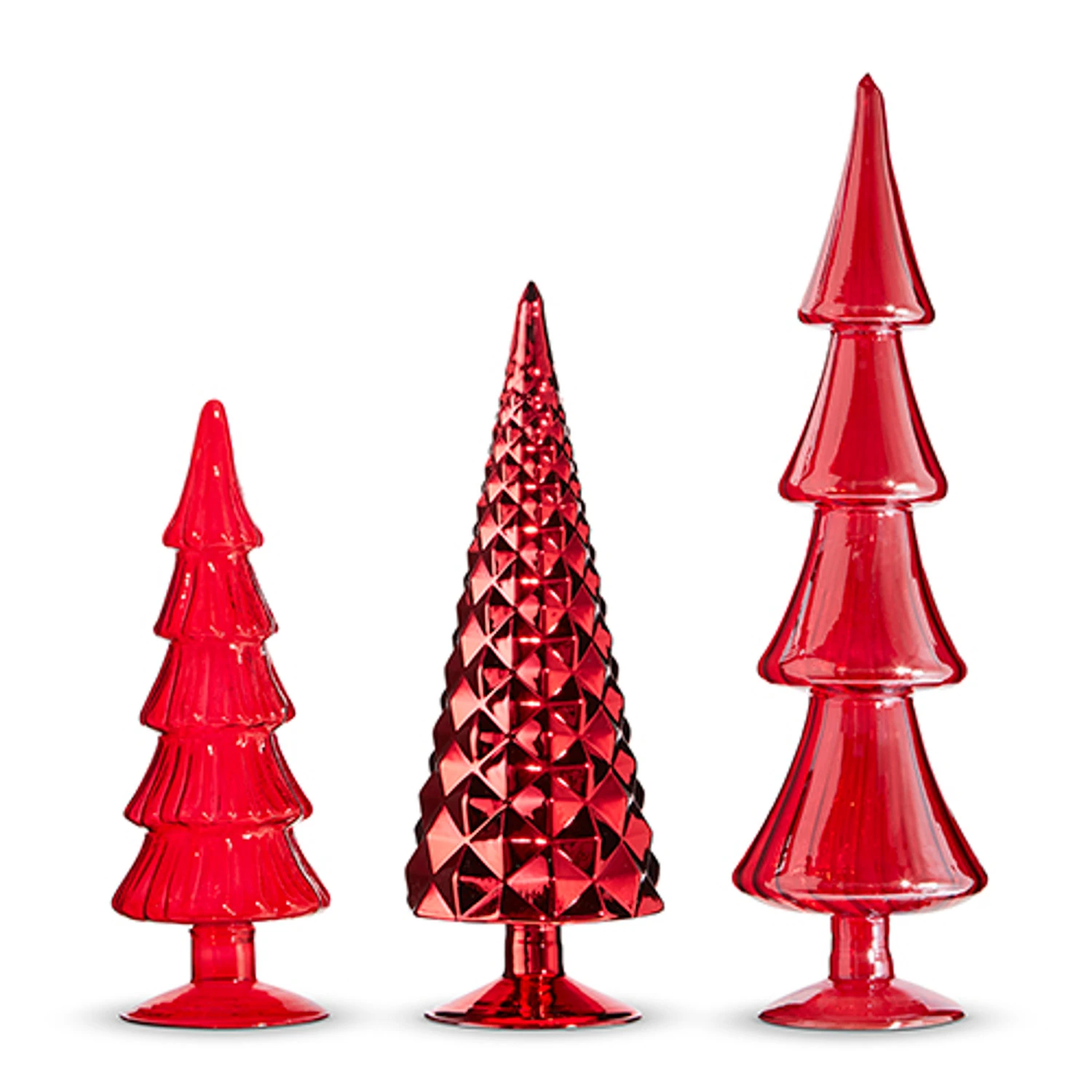 Raz Set of 3 Red Glass Trees Christmas Decoration 4322914 Raz Set Of 3 Red Glass Trees Christmas Decoration 4322914 -The Jolly Christmas Shop 4322914 18694.1684418276