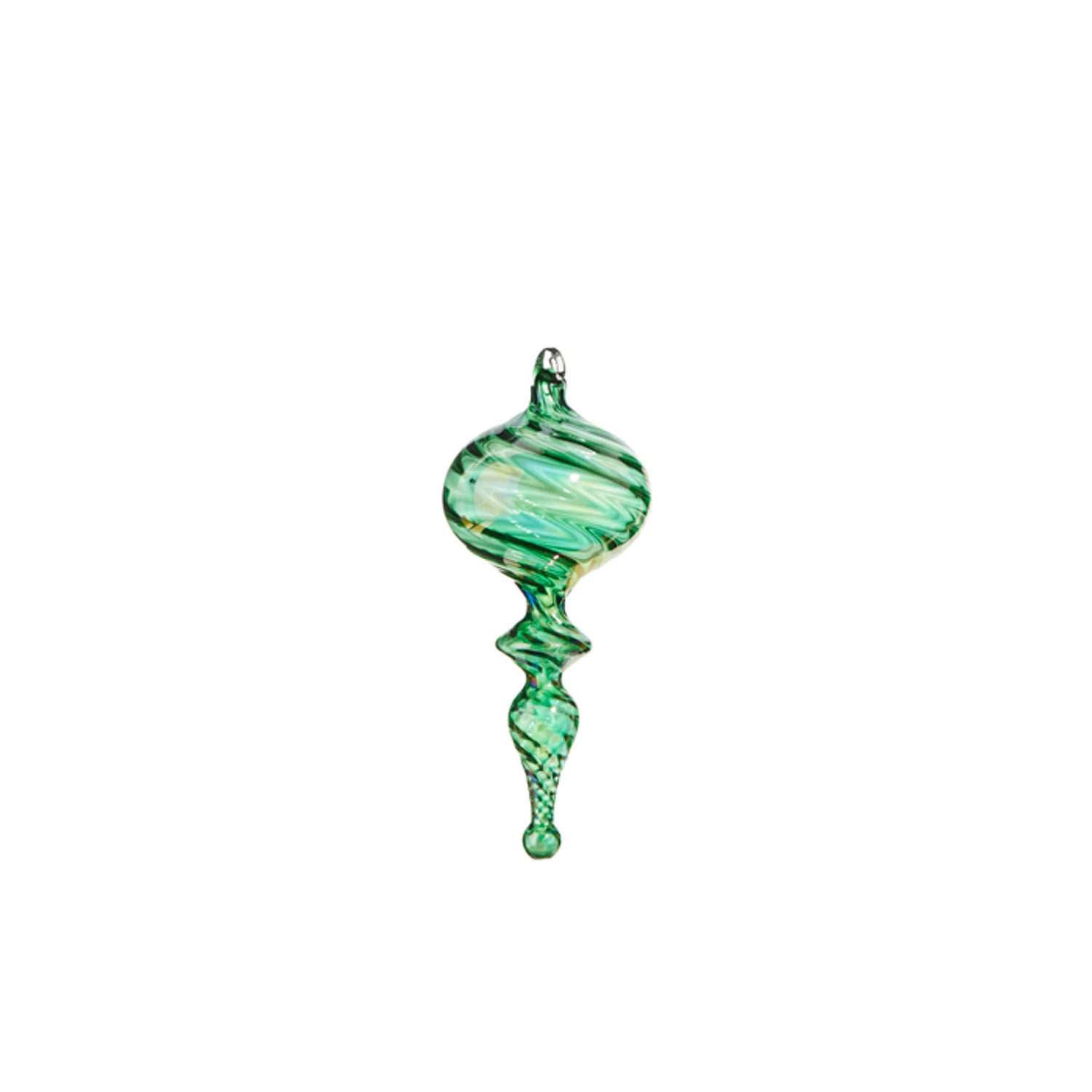 Raz 9" Green Blown Finial Glass Christmas Ornament 4324515 Raz 9" Green Blown Finial Glass Christmas Ornament 4324515 -The Jolly Christmas Shop 4324515a 63891.1684786438