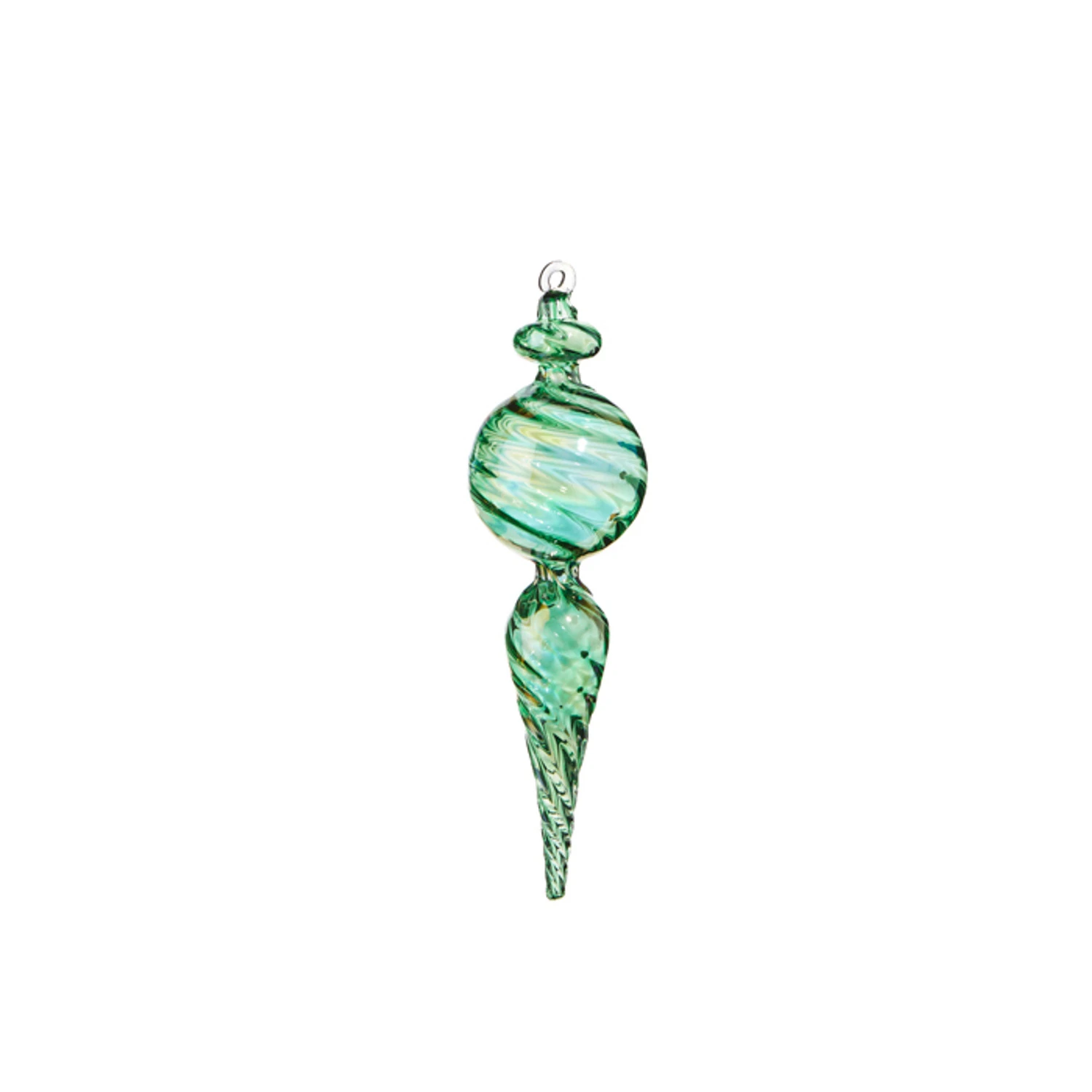 Raz 9" Green Blown Finial Glass Christmas Ornament 4324515 Raz 9" Green Blown Finial Glass Christmas Ornament 4324515 -The Jolly Christmas Shop 4324515b 06839.1684786442