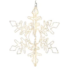 Raz 15.75" Or 19.5" Hanging Lighted Snowflake Christmas Decoration -The Jolly Christmas Shop 4340625 99074.1685045347
