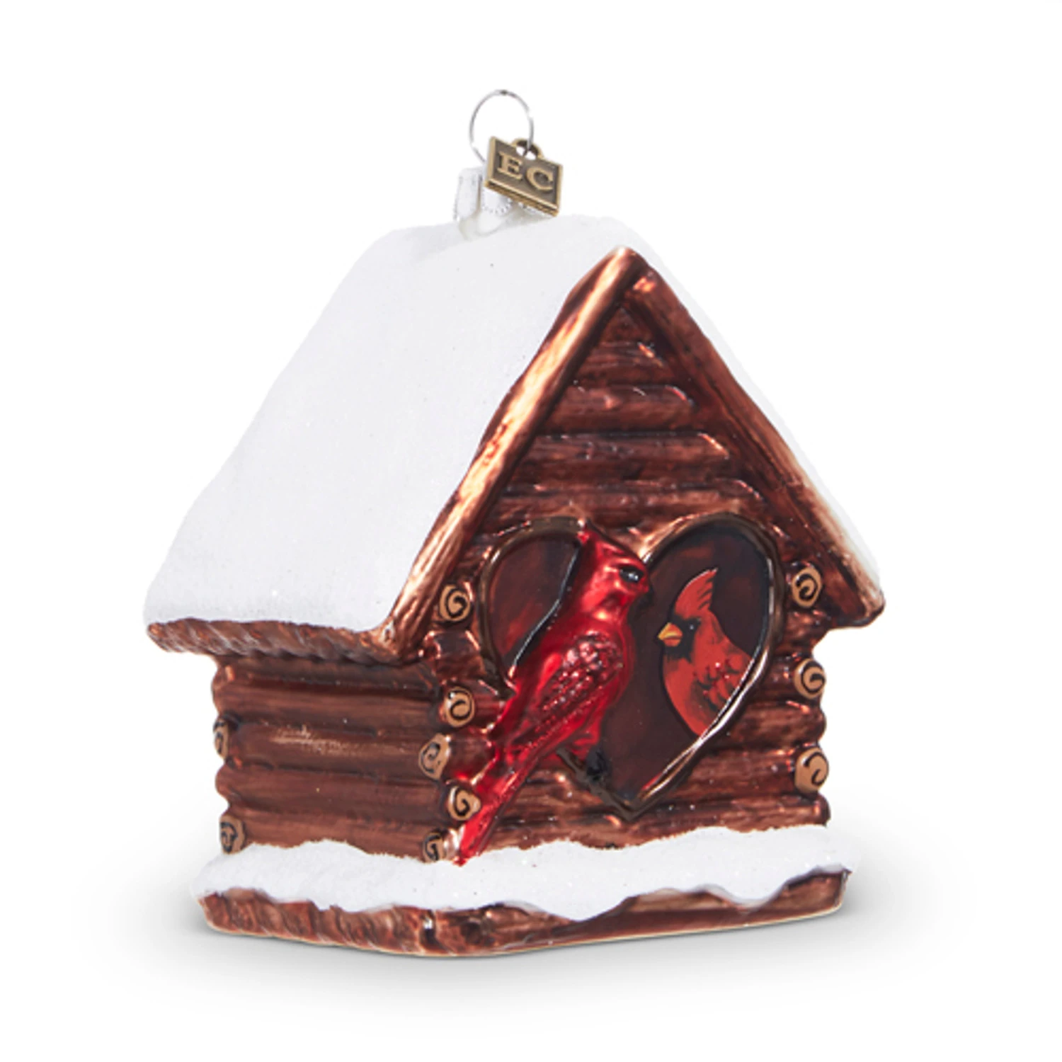 Raz Eric Cortina 4" Home Sweet Home Cardinal Glass Christmas Ornament 4353113 Raz Eric Cortina 4" Home Sweet Home Cardinal Glass Christmas Ornament 4353113 -The Jolly Christmas Shop 4353113 1 43398.1685545467