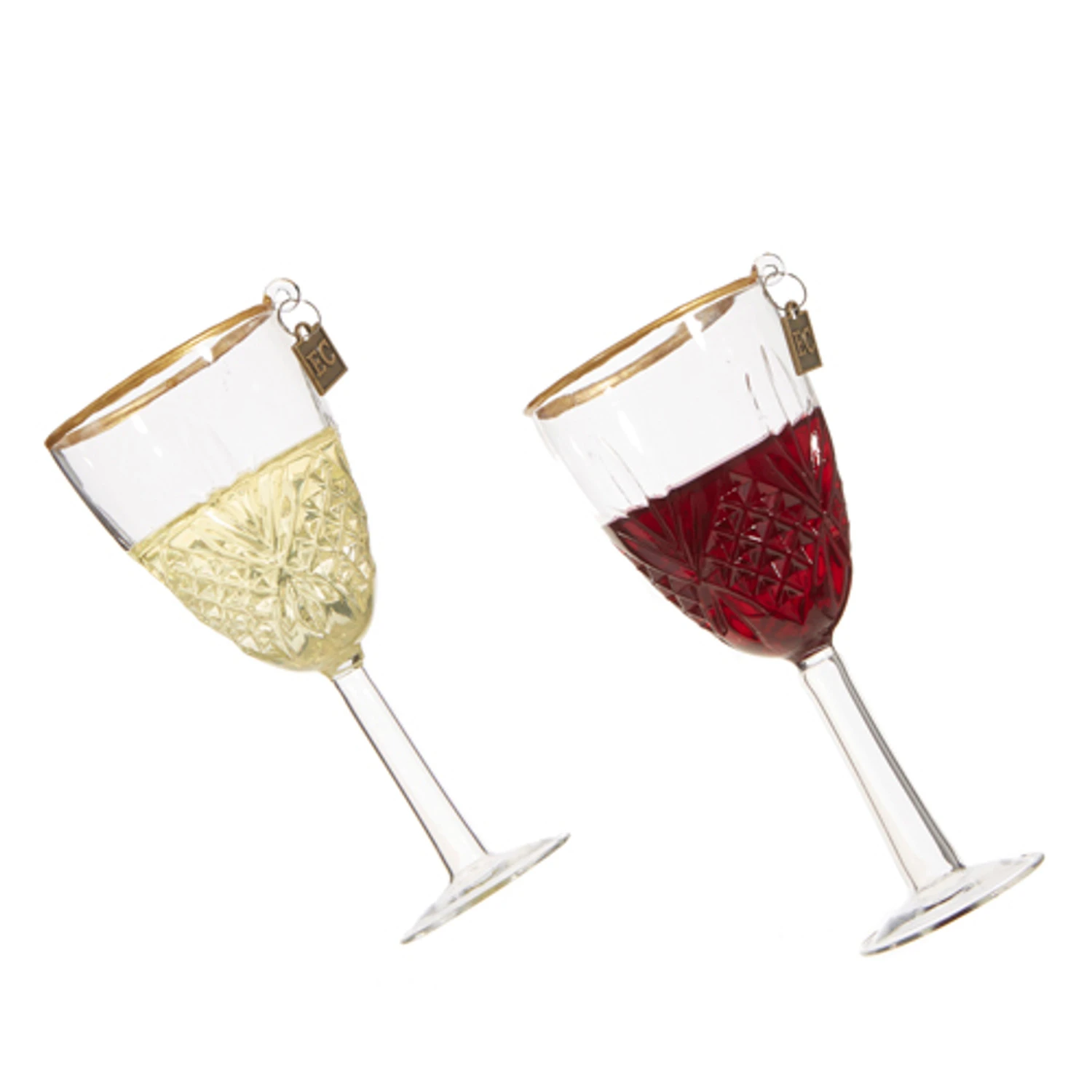 Raz Eric Cortina 5.5" Elegant Red or White Wine Glass Christmas Ornament 4353122 Raz Eric Cortina 5.5" Elegant Red Or White Wine Glass Christmas Ornament 4353122 -The Jolly Christmas Shop 4353122 1 36955.1691076342