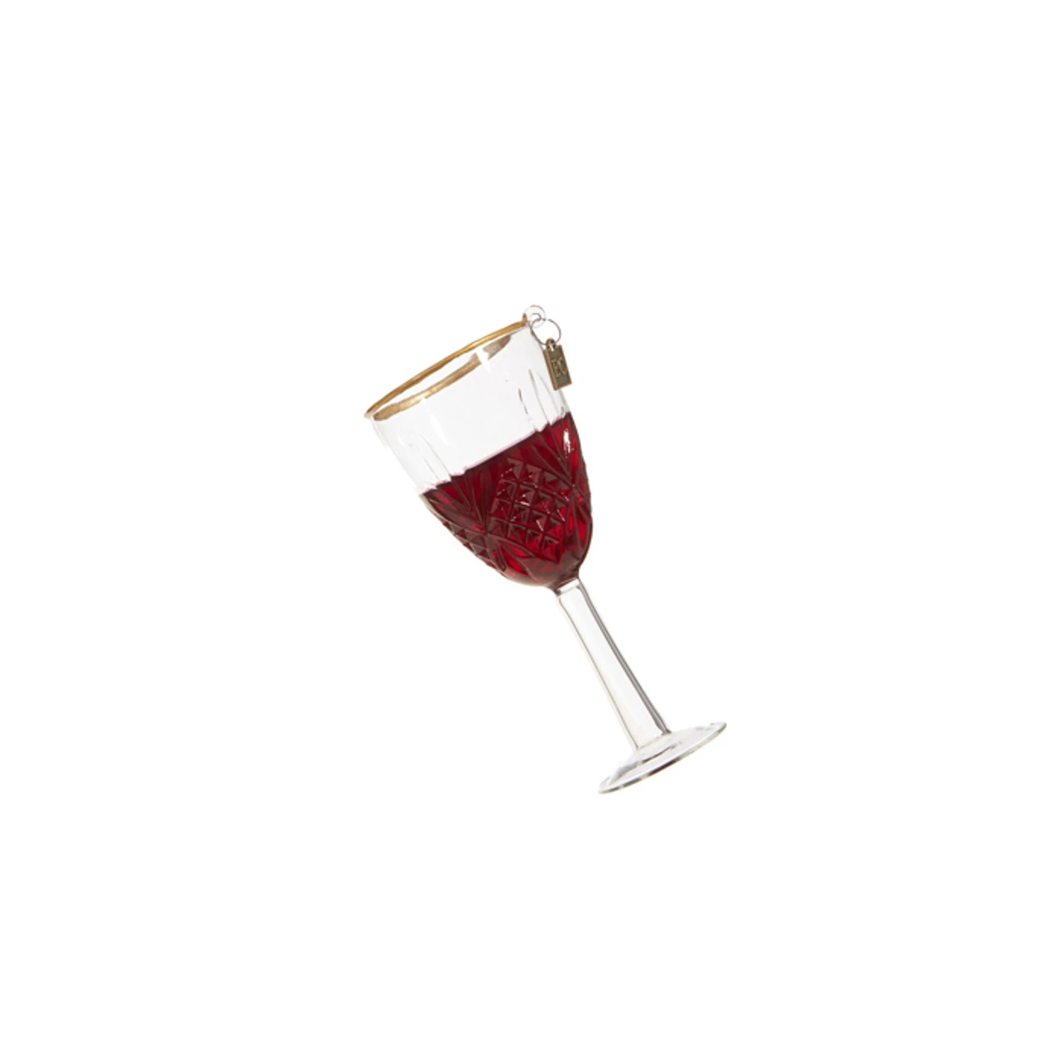 Raz Eric Cortina 5.5" Elegant Red or White Wine Glass Christmas Ornament 4353122 Raz Eric Cortina 5.5" Elegant Red Or White Wine Glass Christmas Ornament 4353122 -The Jolly Christmas Shop 4353122b 39591.1685558163
