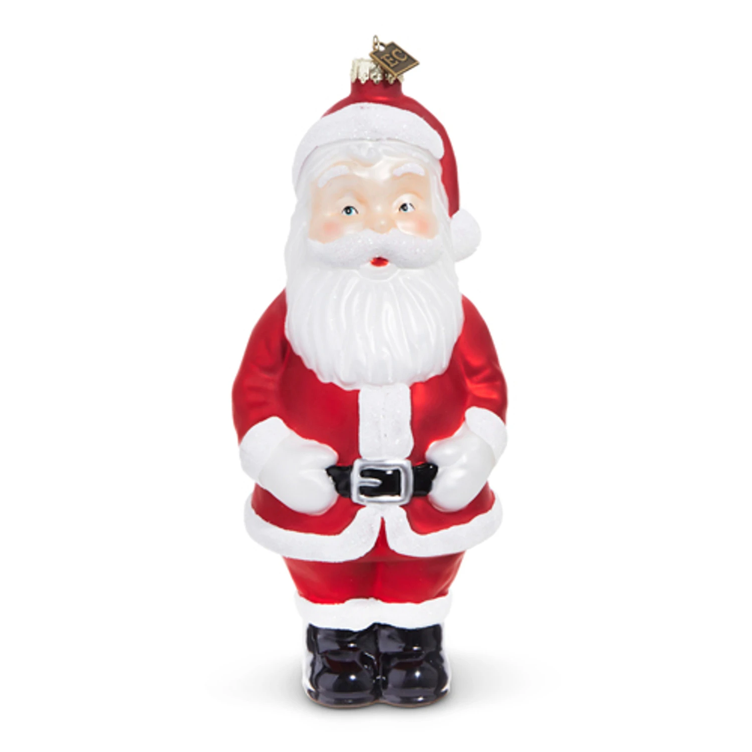 Raz Eric Cortina Large 8" Santa Blow Mold Glass Christmas Ornament 4353170 Raz Eric Cortina Large 8" Santa Blow Mold Glass Christmas Ornament 4353170 -The Jolly Christmas Shop 4353170 1 61392.1691080313