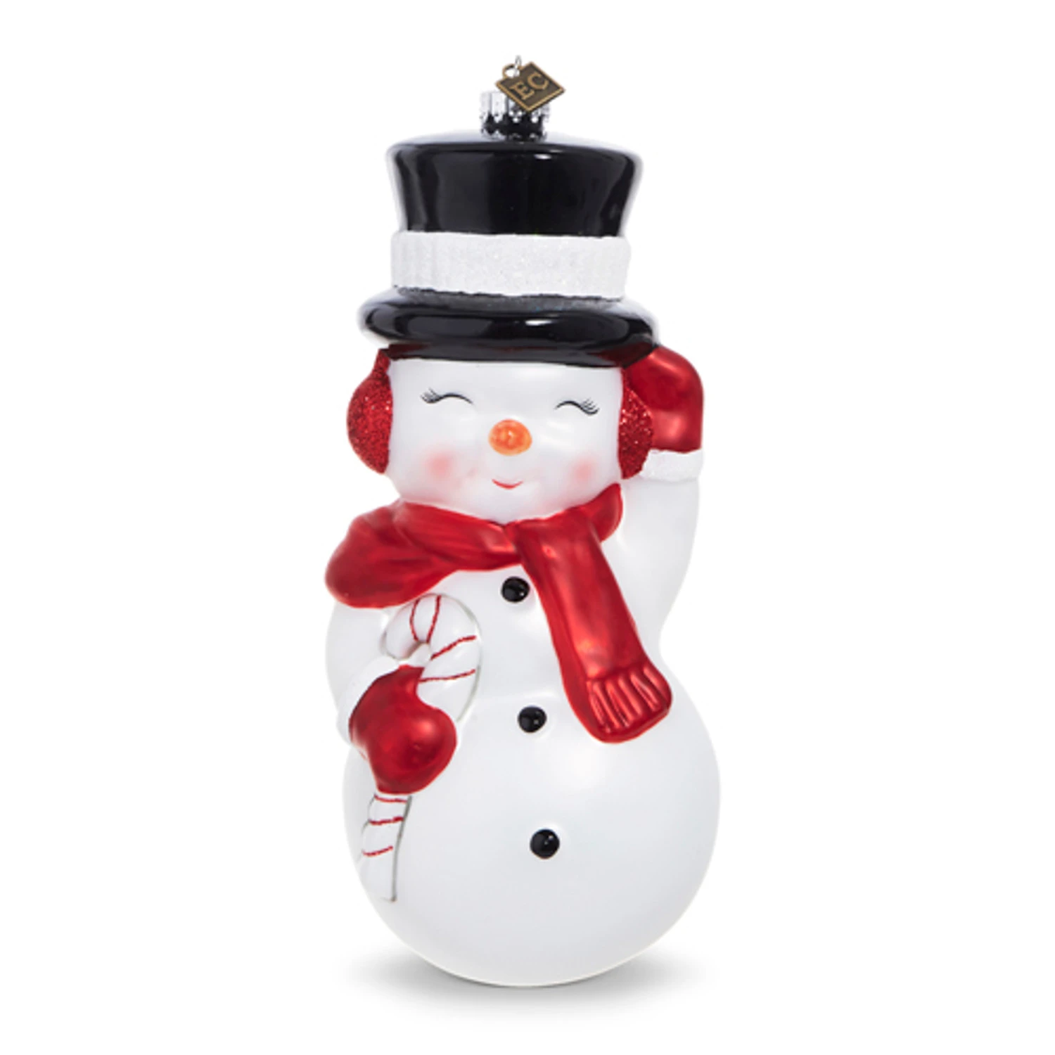 Raz 4.5" or 8" Eric Cortina Snowman Blow Mold Glass Christmas Ornament 4253122 Raz 4.5" Or 8" Eric Cortina Snowman Blow Mold Glass Christmas Ornament 4253122 -The Jolly Christmas Shop 4353172 1 65911.1685630650