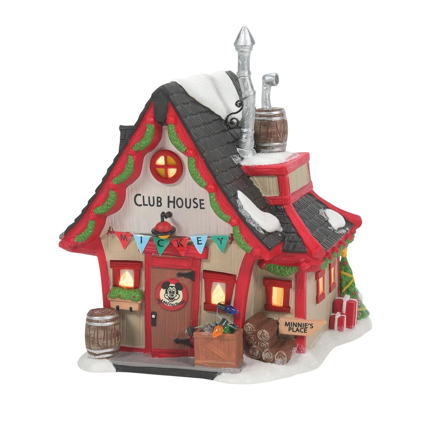 Department 56 Disney Village Mickey's Clubhouse Building 6010492 Department 56 Disney Village Mickey's Clubhouse Building 6010492 -The Jolly Christmas Shop 6010492 69680.1679000351