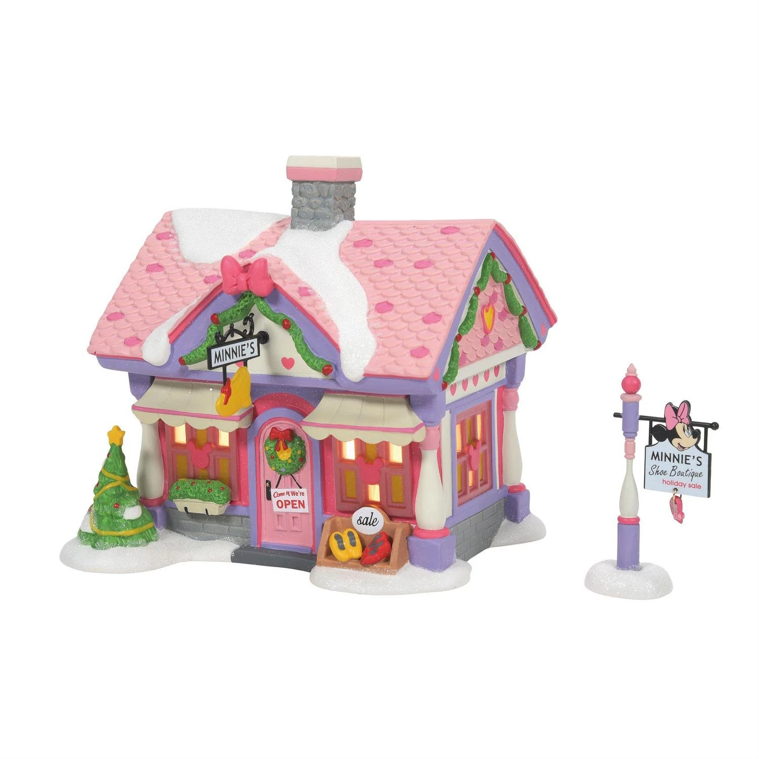 Department 56 Disney Village Minnie's Shoe Boutique Building 6010494 Department 56 Disney Village Minnie's Shoe Boutique Building 6010494 -The Jolly Christmas Shop 6010494 25407.1679000787