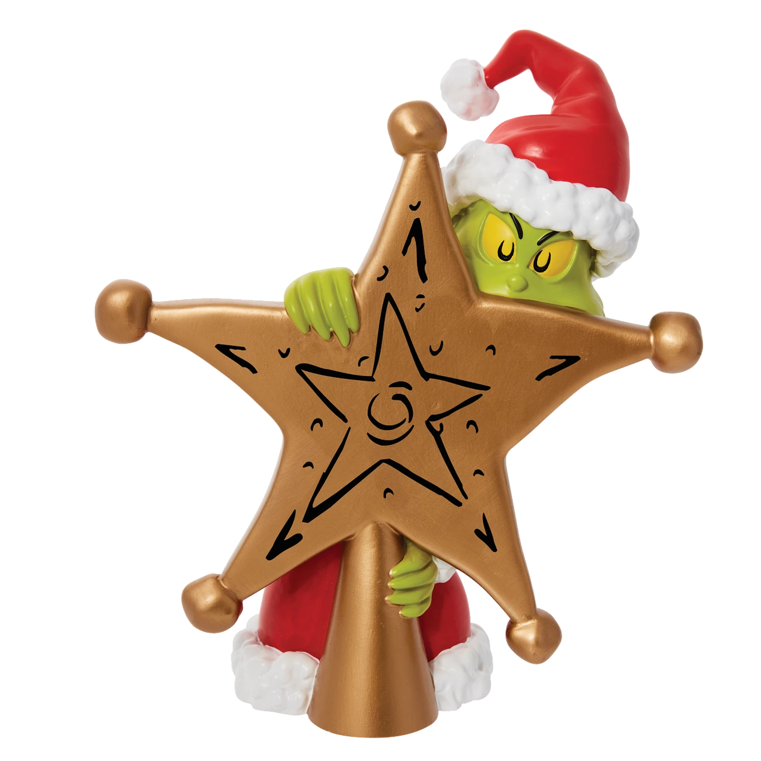 Department 56 The Grinch Christmas Tree Topper 6010970 Department 56 The Grinch Christmas Tree Topper 6010970 -The Jolly Christmas Shop 6010970 67011.1645026375
