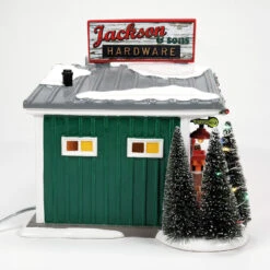 Department 56 Snow Village Jackson & Son's Hardware 6013447 -The Jolly Christmas Shop 6013447 4 16690.1696875670