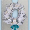 Cody Foster 18" Frosted Village Vintage Inspired Putz Christmas House Wreath CD-1965