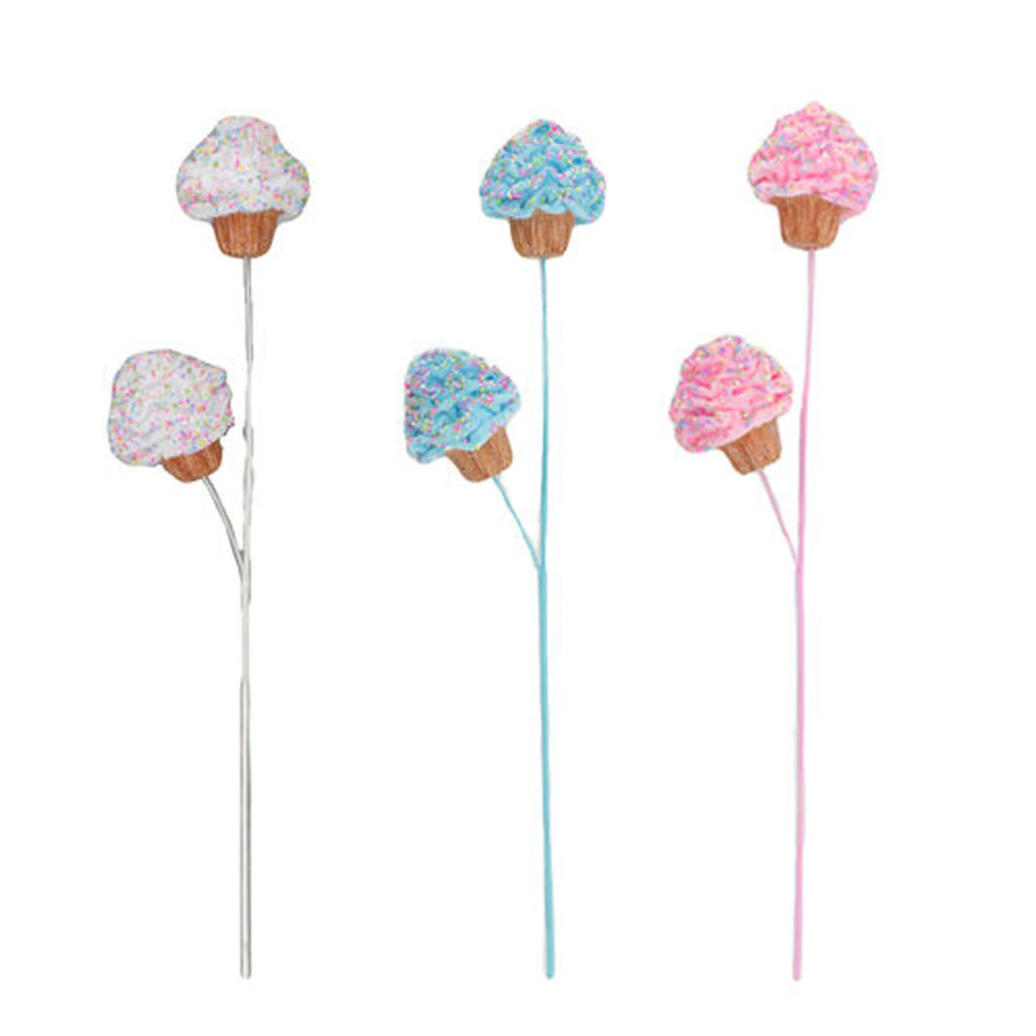 December Diamonds 25" White, Blue, or Pink Cupcake Christmas Tree Pick December Diamonds 25" White, Blue, Or Pink Cupcake Christmas Tree Pick -The Jolly Christmas Shop Cupcake Pick 66442.1687289553