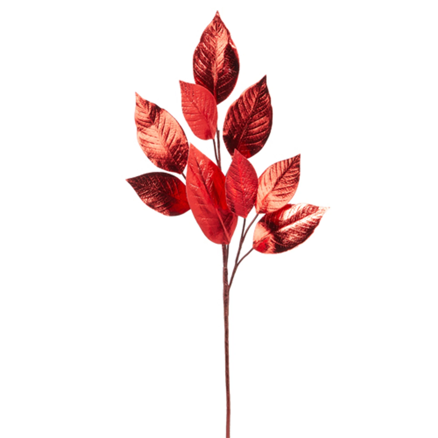 Raz 34.5" Red Metallic Leaf Christmas Tree Spray F4310301 Raz 34.5" Red Metallic Leaf Christmas Tree Spray F4310301 -The Jolly Christmas Shop F4310301 1 99161.1686082338