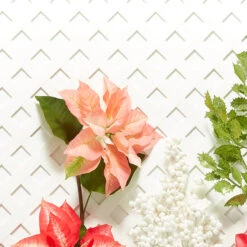 Raz 24.5" Pink Poinsettia Stem Christmas Tree Accessories F4341709