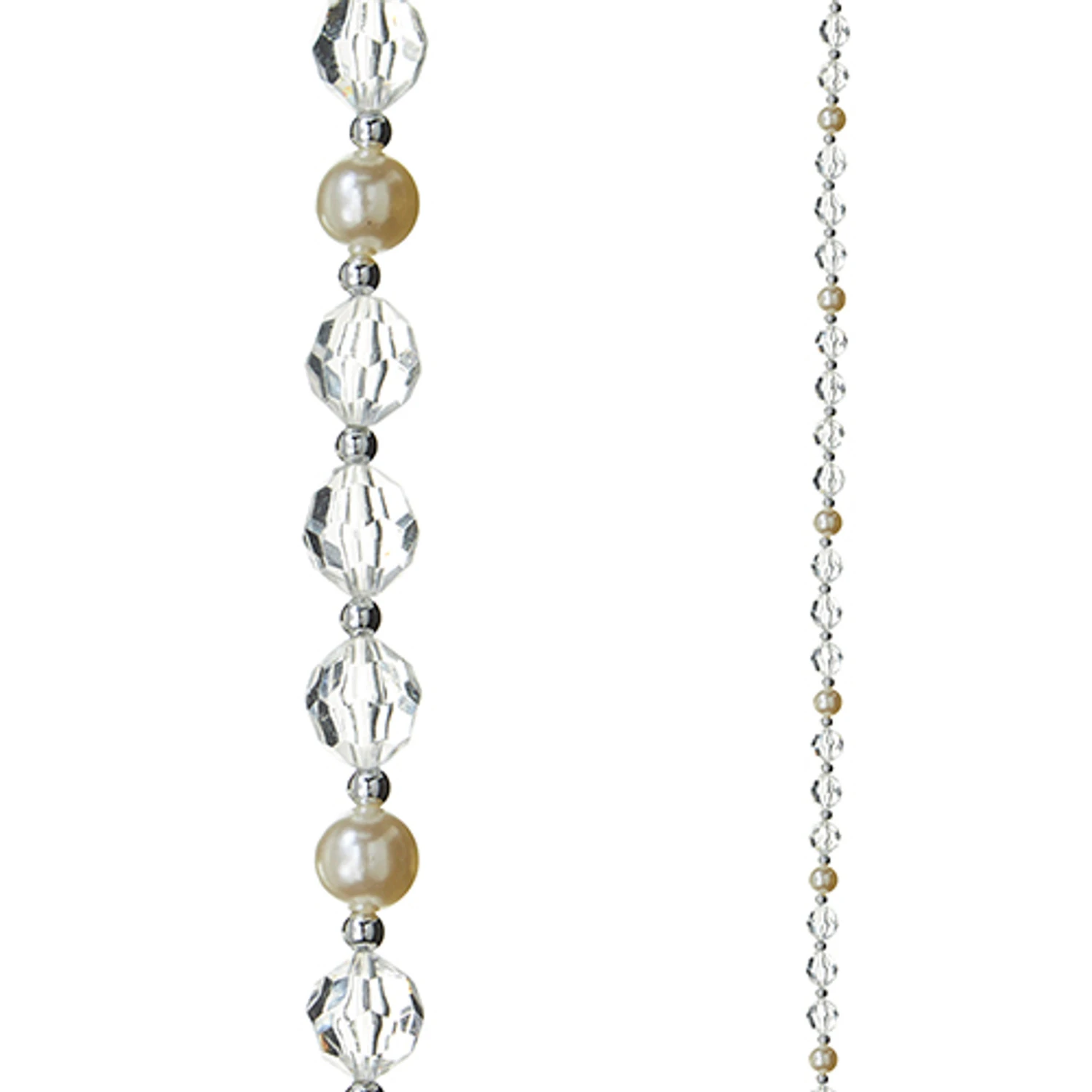 Raz 6' Crystal and Pearl Christmas Tree Garland G4216330 Raz 6' Crystal And Pearl Christmas Tree Garland G4216330 -The Jolly Christmas Shop G4216330 1 86950.1651005194