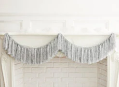Raz 5' Silver Tinsel Christmas Tree Garland G4327318