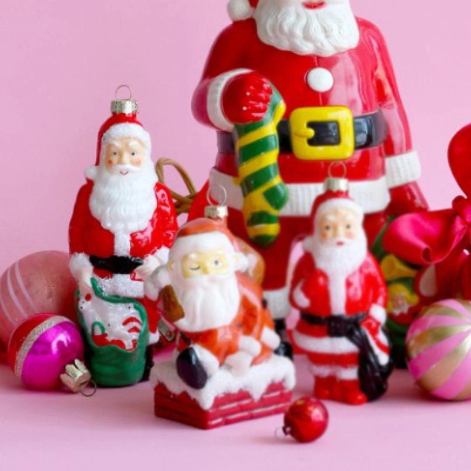 Cody Foster 6.25" Santa Blow Mold Glass Christmas Ornament GO-8880 Cody Foster 6.25" Santa Blow Mold Glass Christmas Ornament GO-8880 -The Jolly Christmas Shop GO 8880 edit 78838.1692037291