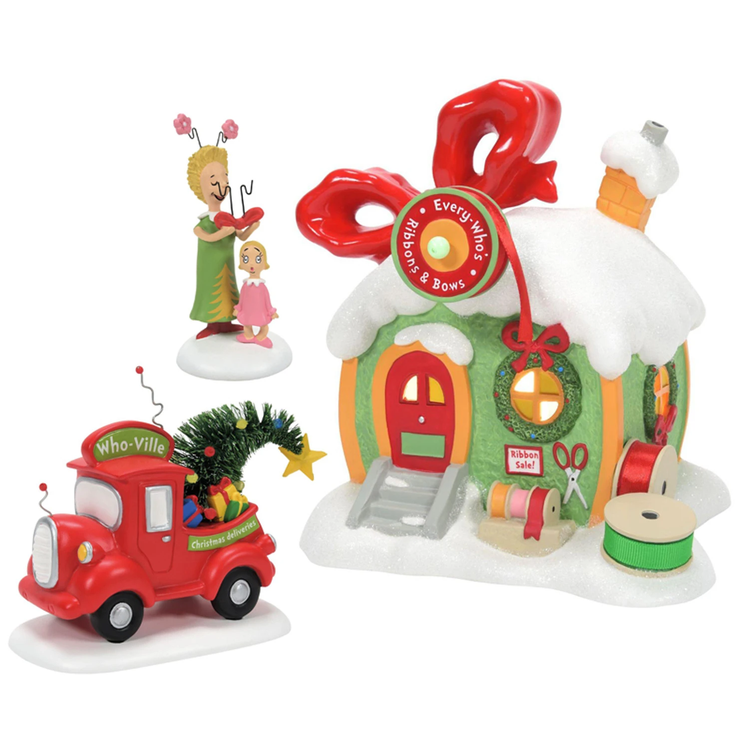 Department 56 The Grinch Village New for 2023 3 pc Set Department 56 The Grinch Village New For 2023 3 Pc Set -The Jolly Christmas Shop Grinch 2023 Set 64753.1681827312