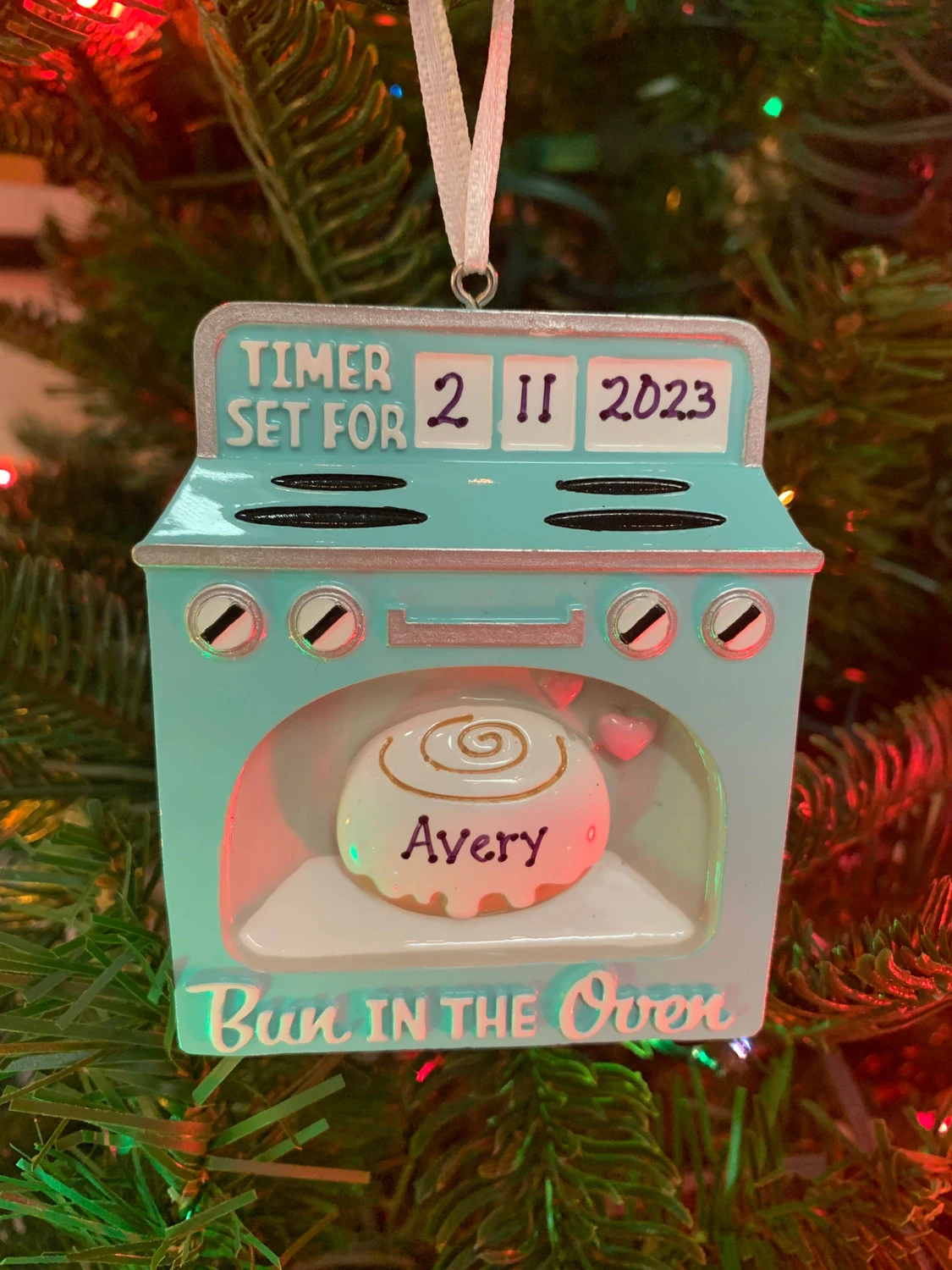 Bun in the Oven Personalized Christmas Ornament OR2234 Bun In The Oven Personalized Christmas Ornament OR2234 -The Jolly Christmas Shop OR2234 2 95359.1666291898