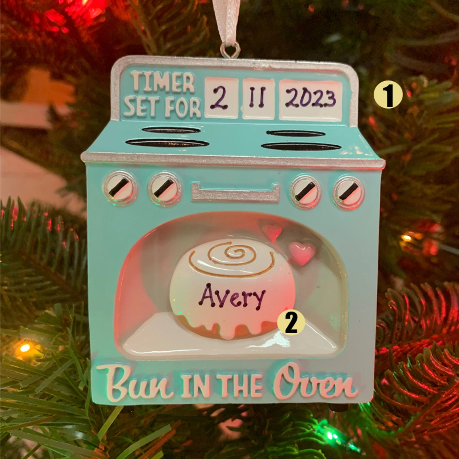 Bun in the Oven Personalized Christmas Ornament OR2234 Bun In The Oven Personalized Christmas Ornament OR2234 -The Jolly Christmas Shop OR2234 edit 71032.1664990188