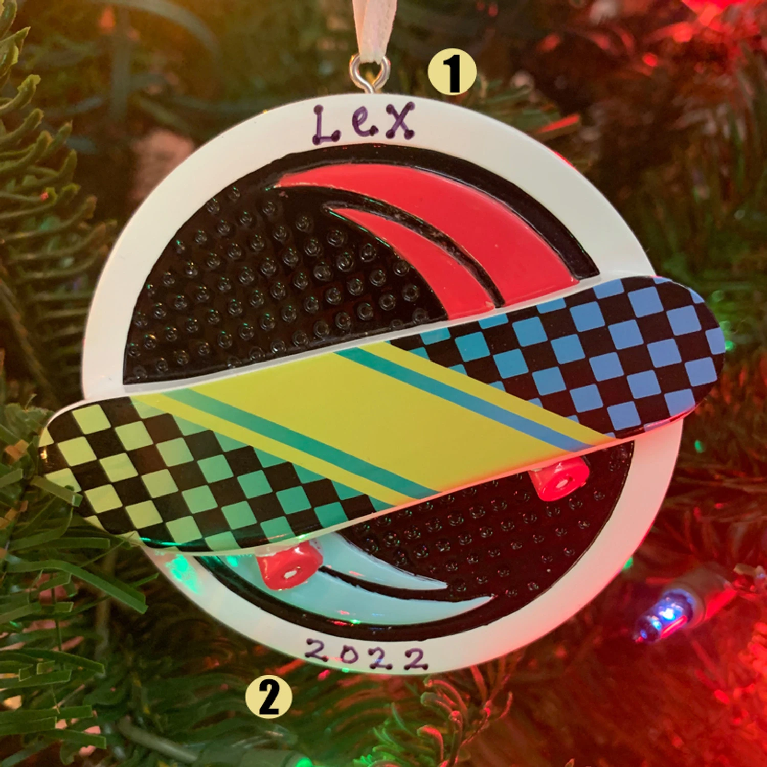 Skateboard Personalized Christmas Ornament OR2294 Skateboard Personalized Christmas Ornament OR2294 -The Jolly Christmas Shop OR2294 EDIT 26667.1666292823