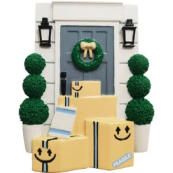Door With Wreath And Packages Personalized Christmas Ornament OR2299 2 Door With Wreath And Packages Personalized Christmas Ornament OR2299 -The Jolly Christmas Shop OR2299 57627.1653591506