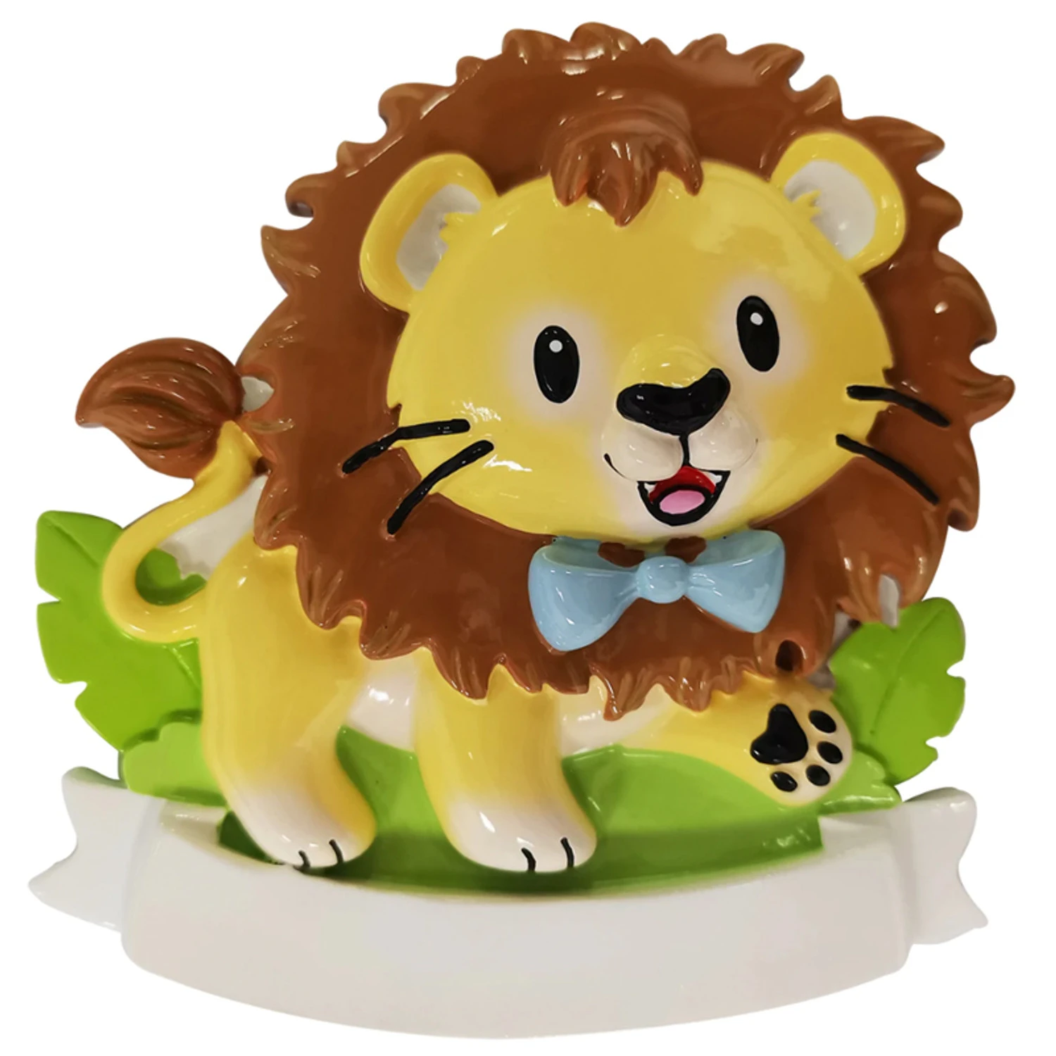 Boy Lion Cub Personalized Christmas Ornament OR2362-M Boy Lion Cub Personalized Christmas Ornament OR2362-M -The Jolly Christmas Shop OR2362 M 66502.1653499140