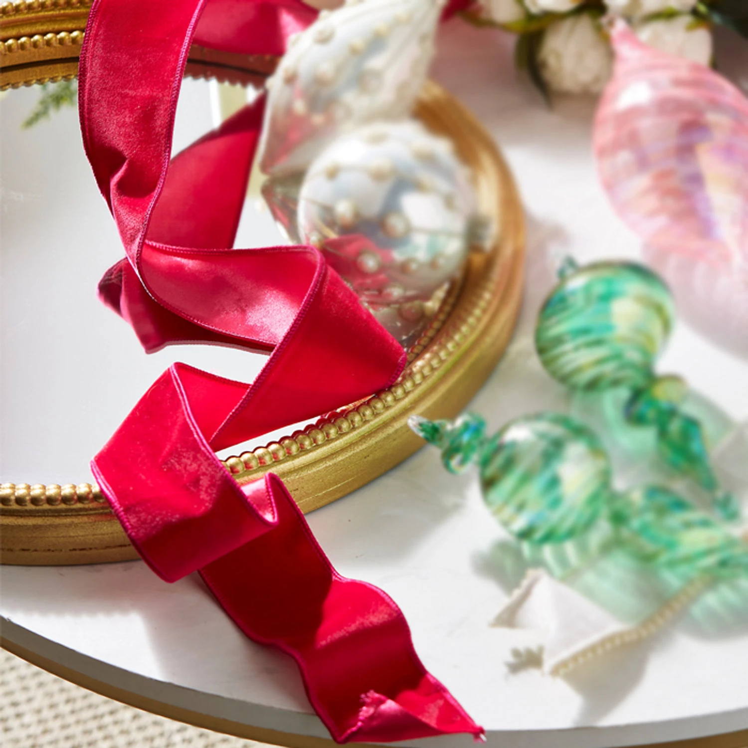 Raz 2.5" Hot Pink Velvet Wired Christmas Ribbon R4371814 Raz 2.5" Hot Pink Velvet Wired Christmas Ribbon R4371814 -The Jolly Christmas Shop R4371814 edit 39975.1686663665