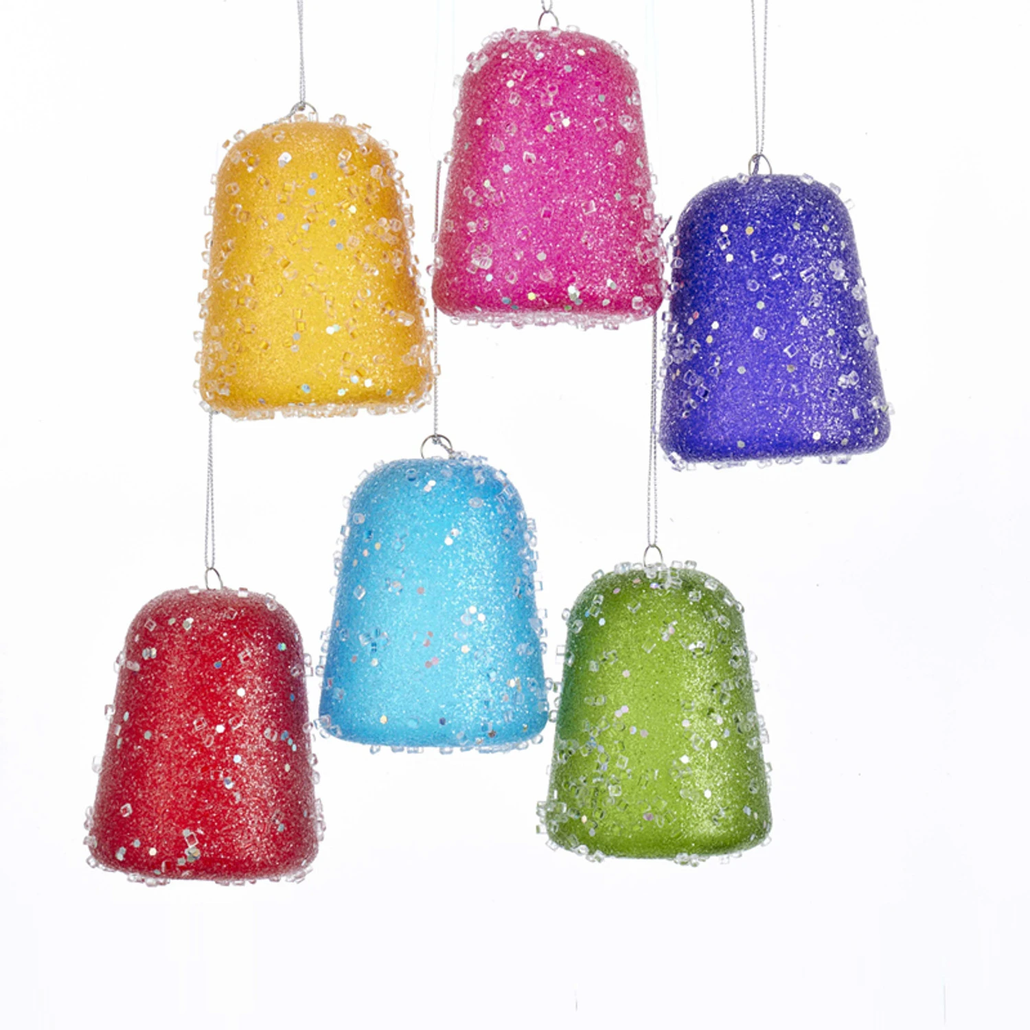 Kurt Adler Set of 6 3.5" Multi Color Gum Drop Candy Christmas Ornament J8188 Kurt Adler Set Of 6 3.5" Multi Color Gum Drop Candy Christmas Ornament J8188 -The Jolly Christmas Shop api0k712e 38682.1659902493