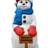 31" Season's Greetings Snowman Blow Mold Decoration C5170
