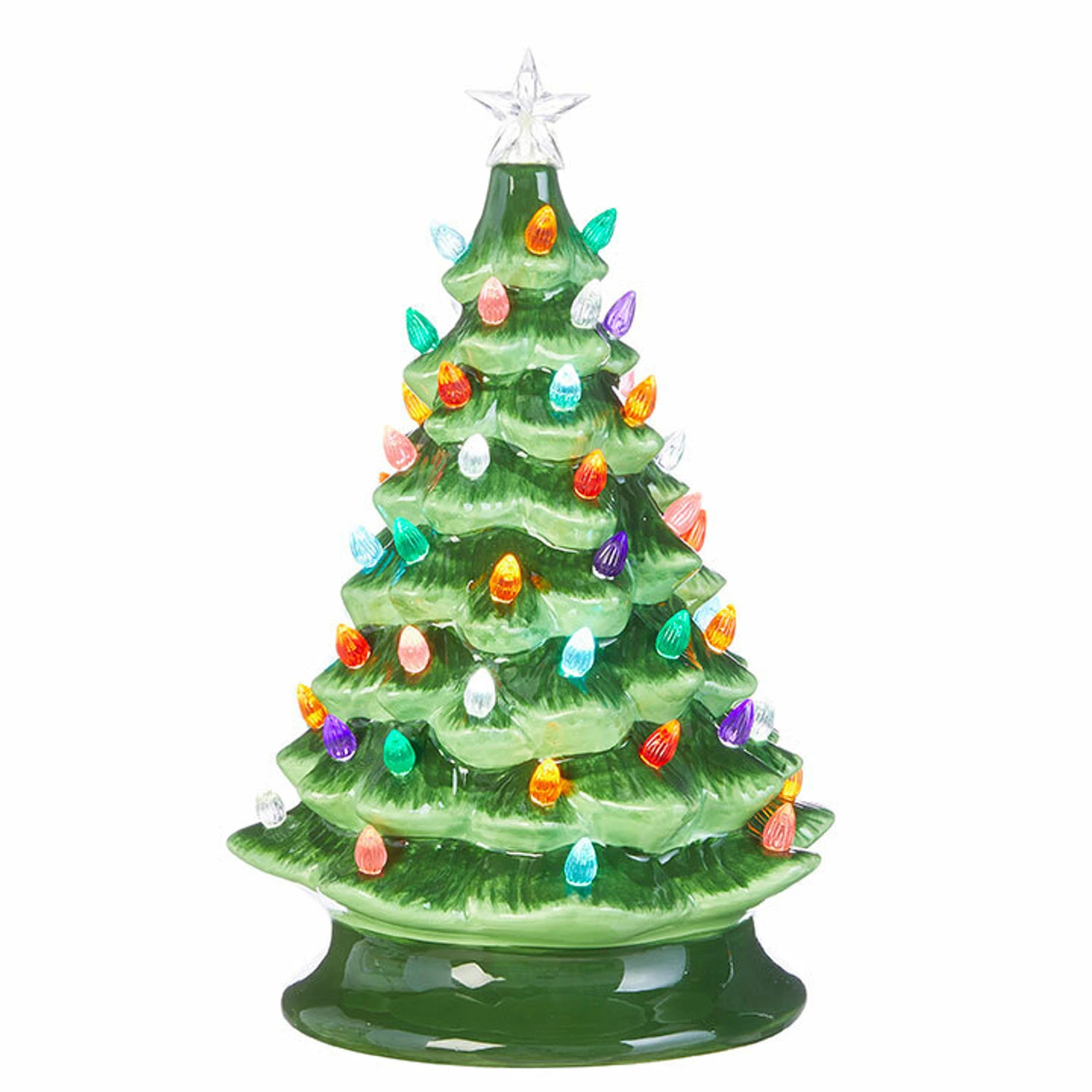 Raz 8", 13", or 17" Battery Operated Lighted Green Ceramic Christmas Tree Raz 8", 13", Or 17" Battery Operated Lighted Green Ceramic Christmas Tree -The Jolly Christmas Shop api1j8gms 06605.1649166528