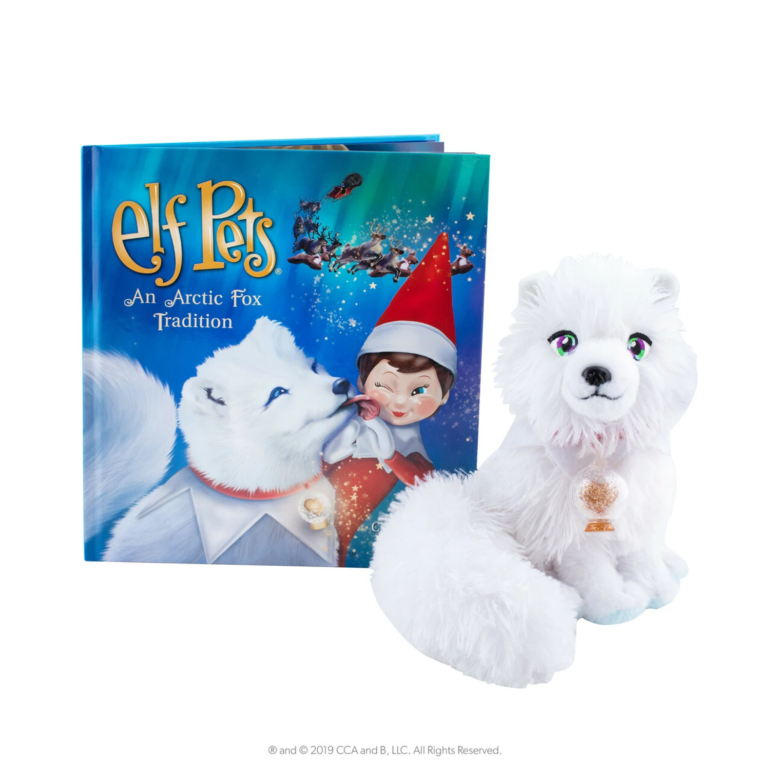 The Elf On The Shelf Elf Pets Arctic Fox EPFOX The Elf On The Shelf Elf Pets Arctic Fox EPFOX -The Jolly Christmas Shop