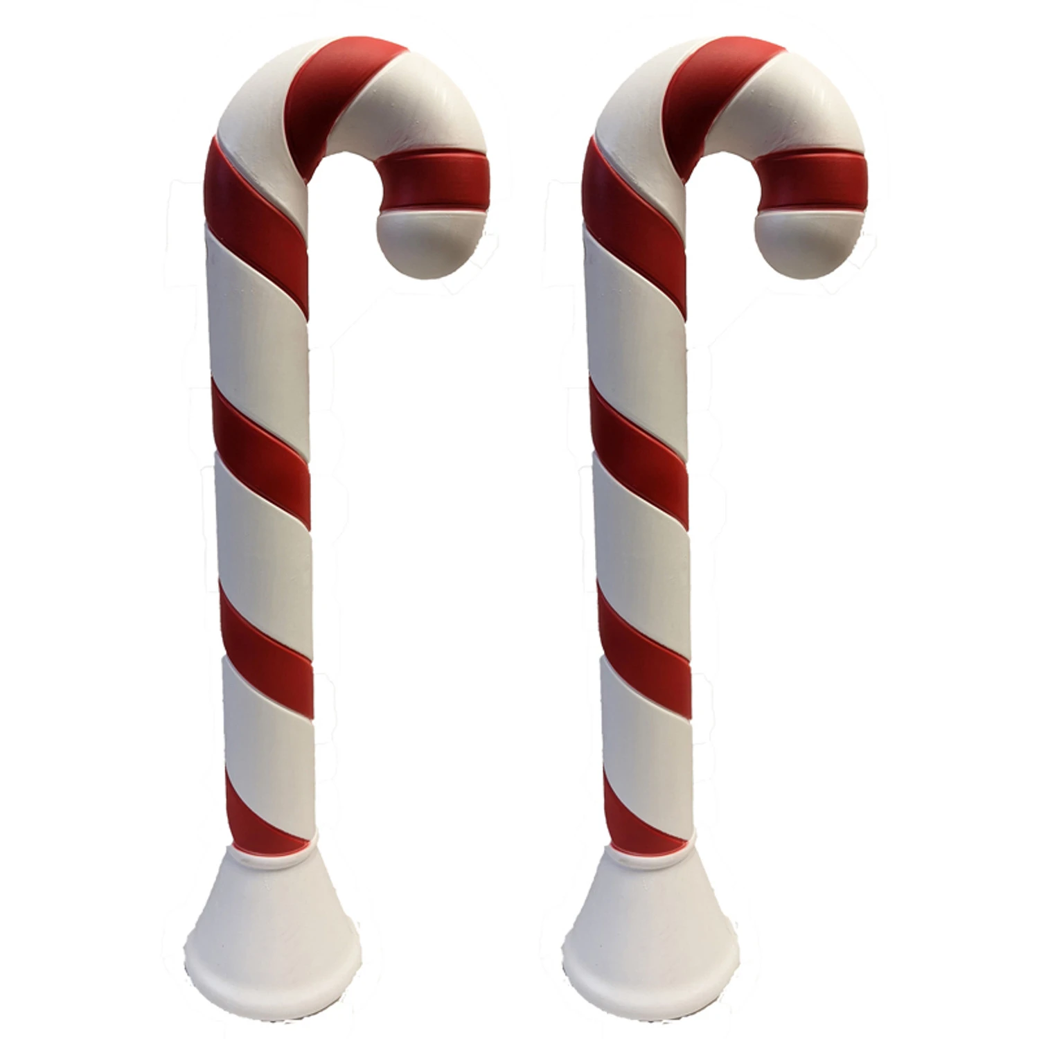 Set of 2 40" Candy Cane Blow Mold Outdoor Christmas Decoration 77440 Set Of 2 40" Candy Cane Blow Mold Outdoor Christmas Decoration 77440 -The Jolly Christmas Shop