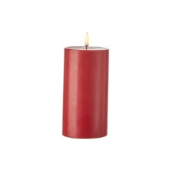 Uyuni 3" X 5" Or 7" Or 9" Flat Top Moving Flame Red Unscented Pillar Battery Candle 2 Uyuni 3" X 5" Or 7" Or 9" Flat Top Moving Flame Red Unscented Pillar Battery Candle -The Jolly Christmas Shop api5gj2mx 03459.1646091968